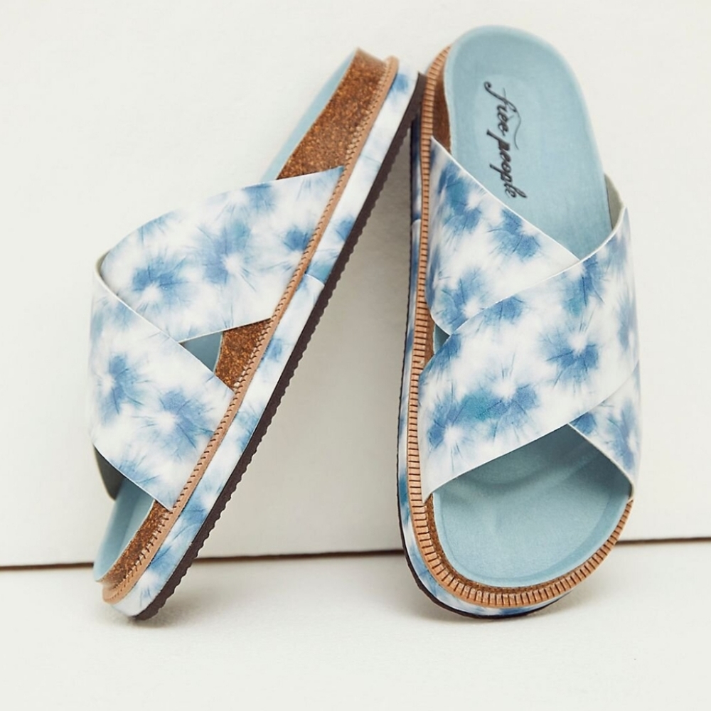 Free People Sidelines Footbed Sandals Euro 39 US 9